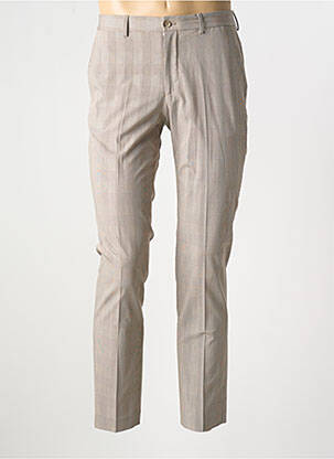 Pantalon slim elasticitate mărime normală bej JACK & JONES bărbat