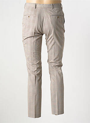 Pantalon slim elasticitate mărime normală bej JACK & JONES bărbat