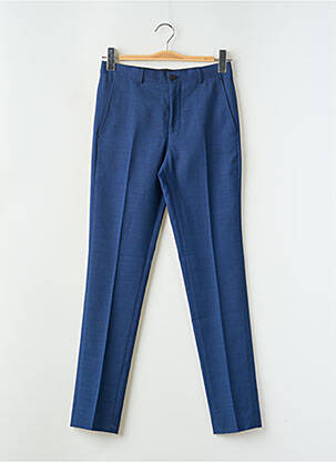 Pantalon slim țesătură poplin mărime normală albastru JACK & JONES bărbat