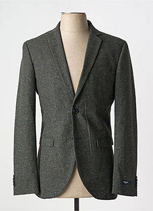 Sacou țesătură melanj verde JACK & JONES bărbat