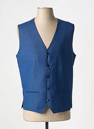 Vestă fără mâneci croială cambrată albastru JACK & JONES bărbat