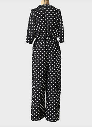 Salopetă-pantalon mâneci scurte mâneci scurte negru ARTLOVE femeie