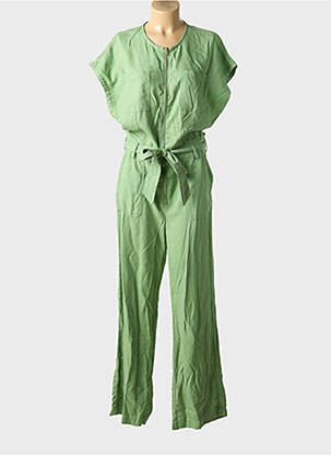 Salopetă-pantalon mâneci scurte mâneci scurte verde LPB femeie
