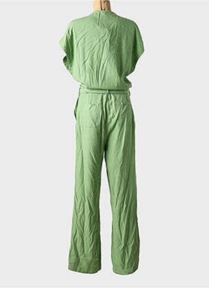 Salopetă-pantalon mâneci scurte mâneci scurte verde LPB femeie