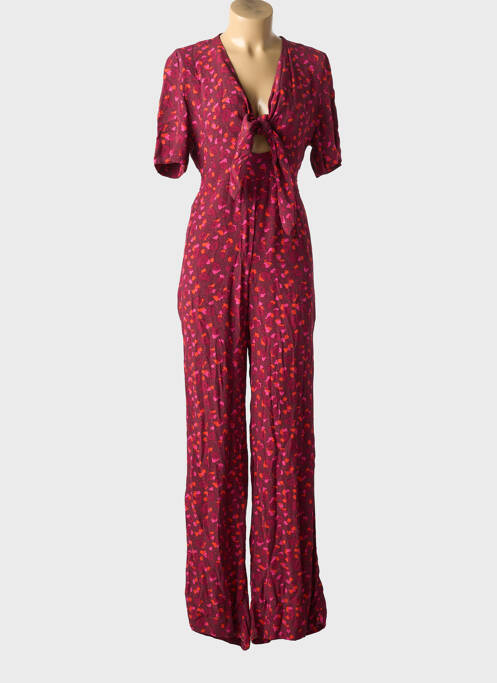 Salopetă-pantalon violet ANGE femeie