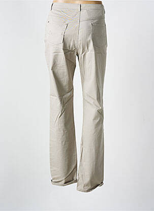 Pantalon slim țesătură poplin mărime normală gri I.QUING femeie