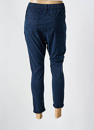 Pantalon slim talie înaltă talie înaltă albastru MELLY & CO femeie