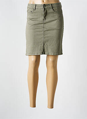 Fustă scurtă verde VOGGO femeie
