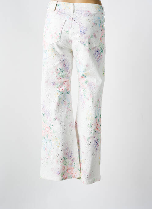 Blugi cu croială largă alb ONADO femeie