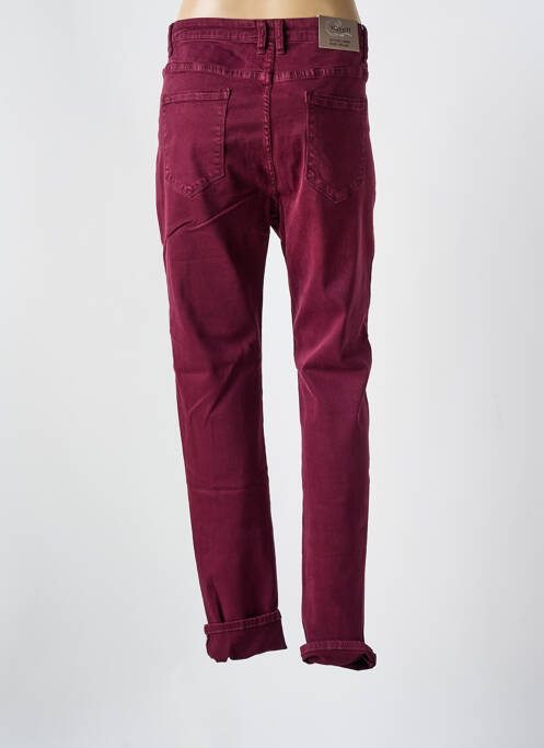 Blugi cu croială slim roșu VAVELL JEAN femeie