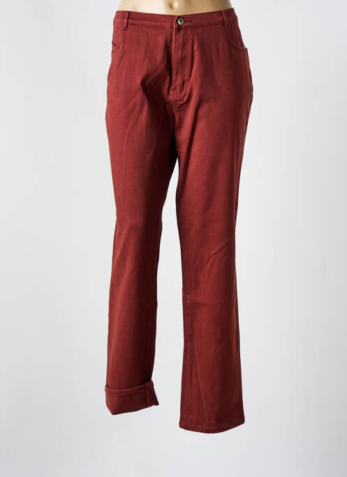 Blugi cu croială slim portocaliu I.QUING femeie