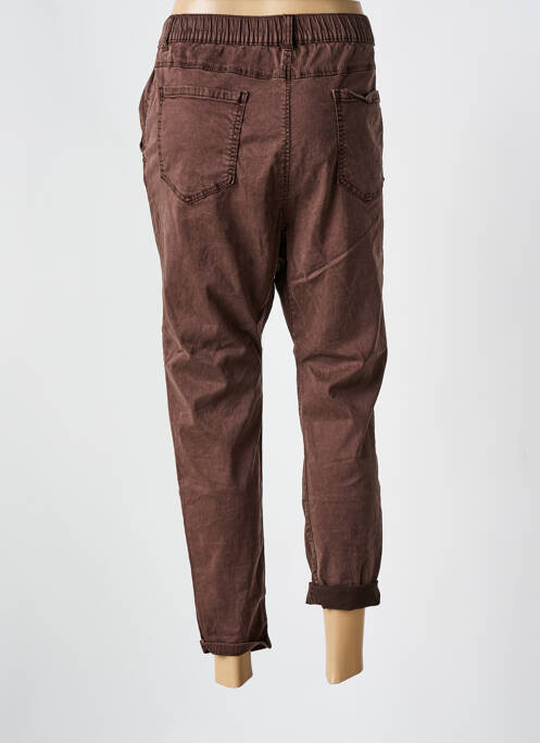 Pantalon slim maro MELLY & CO femeie