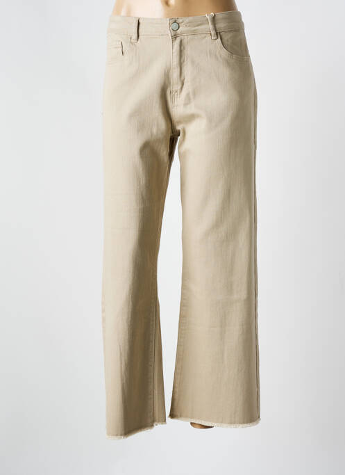 Blugi cu croială largă bej ONADO femeie