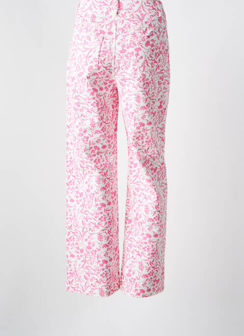 Blugi cu croială largă roz DAPHNEA femeie