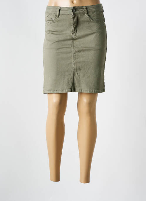 Fustă scurtă verde VOGGO femeie