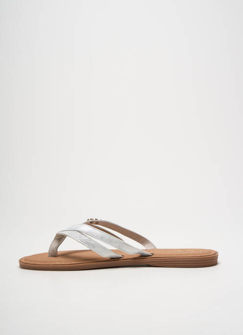 Șlapi argintiu LPB femeie