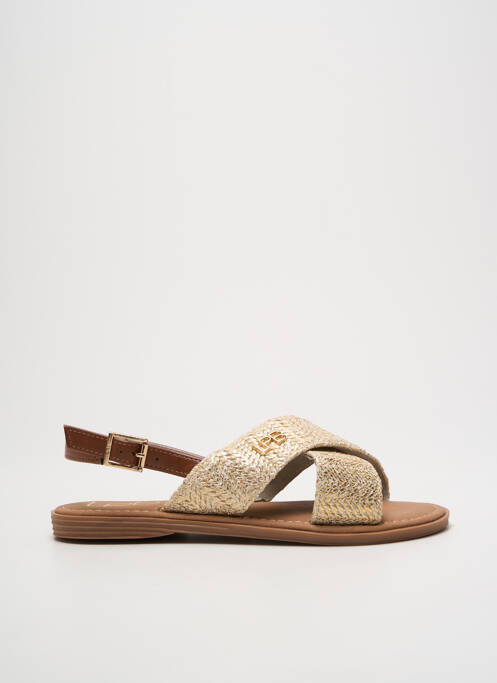 Sandale/Pantofi decupați auriu LPB femeie