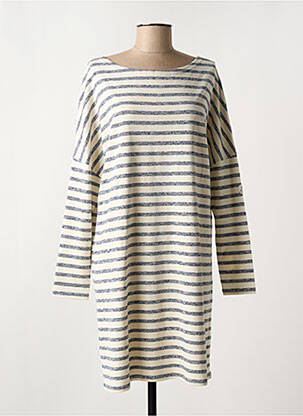 Rochie scurtă mâneci lungi mâneci lungi albastru #127344 femeie