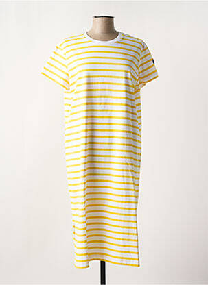 Rochie midi galben ROYAL MER femeie