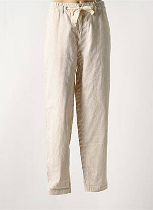 Pantalon drept bej MAT DE MISAINE femeie