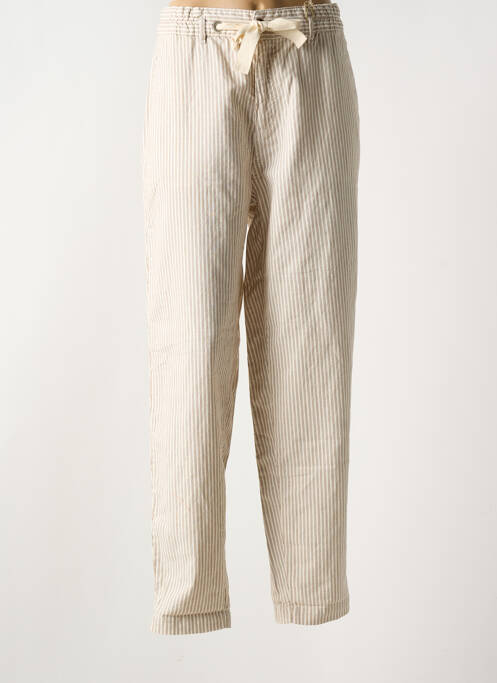 Pantalon drept bej MAT DE MISAINE femeie