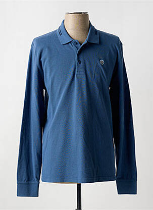 Polo mâneci lungi mâneci lungi albastru MAT DE MISAINE bărbat