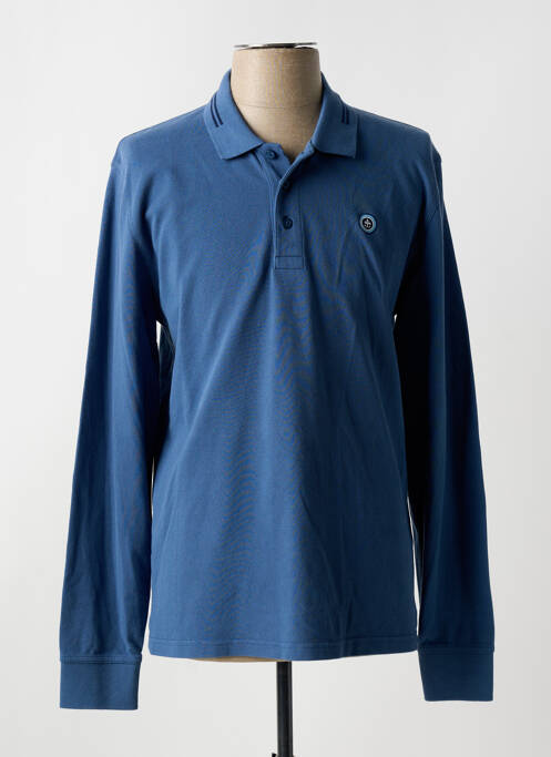 Polo albastru MAT DE MISAINE bărbat