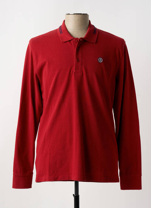 Polo roșu MAT DE MISAINE bărbat