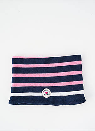 Guler / Eșarfă de gât albastru WEEK END A LA MER fată