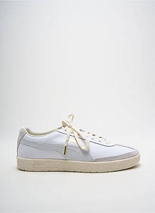 Adidași vârf rotund vârf rotund alb PUMA bărbat