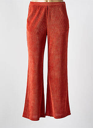 Pantalon evazat portocaliu THE KORNER femeie