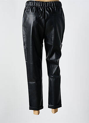 Pantalon 7/8 talie elastică mărime normală negru TEDDY SMITH femeie