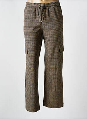 Pantalon cargo croială dreaptă mărime normală bej LE TEMPS DES CERISES femeie
