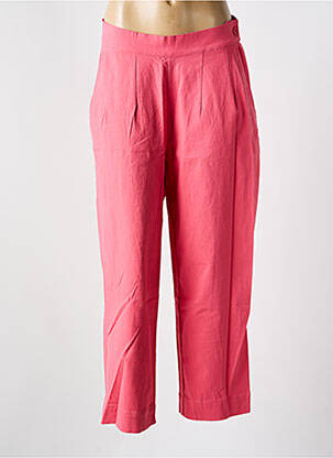 Pantalon 7/8 talie înaltă talie înaltă roz MOLLY BRACKEN femeie