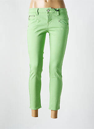 Blugi skinny verde FREEMAN T.PORTER femeie