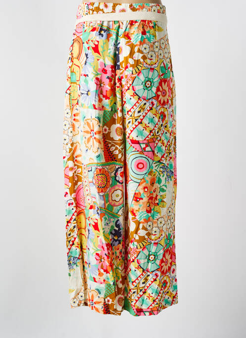 Pantalon larg bej ORFEO femeie