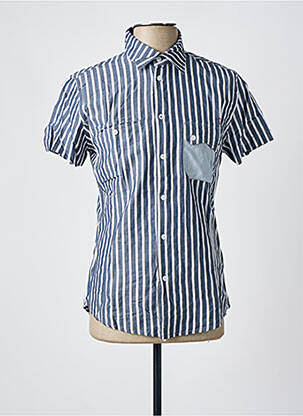 Cămașă cu mâneci scurte albastru DEEP DENIM bărbat