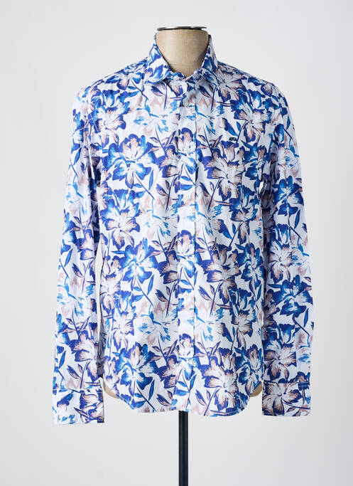 Cămașă cu mâneci lungi croială dreaptă albastru CAMBERABERO homme