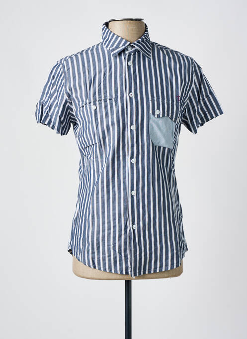 Cămașă cu mâneci scurte albastru DEEP DENIM bărbat