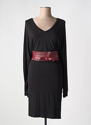 Rochie midi mâneci lungi mâneci lungi negru LEE COOPER femeie