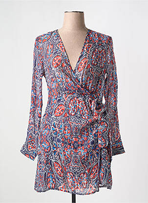 Rochie scurtă mâneci lungi mâneci lungi albastru THE KORNER femeie