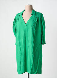 Rochie scurtă mâneci 3/4 mâneci 3/4 verde ORFEO femme