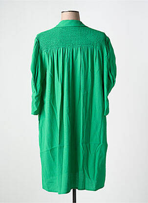 Rochie scurtă mâneci 3/4 mâneci 3/4 verde ORFEO femeie