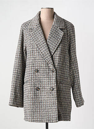 Palton scurt gri THE KORNER femeie