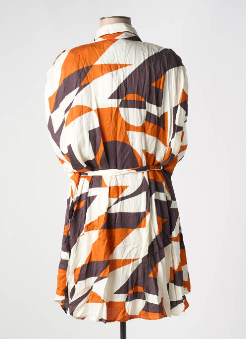 Rochie midi portocaliu ORFEO femeie