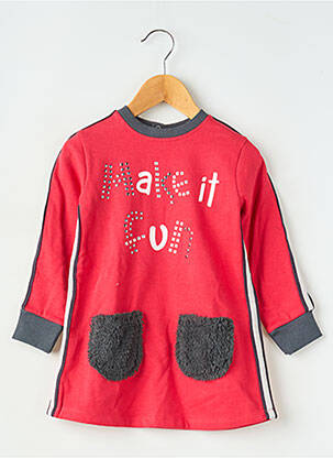 Rochie midi roșu BOBOLI fată