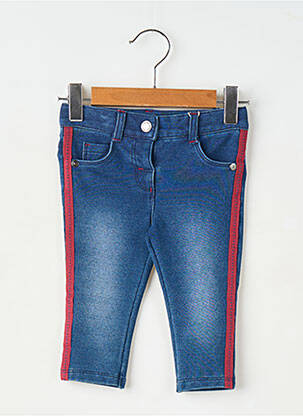 Pantalon slim talie elastică talie elastică albastru BOBOLI copil