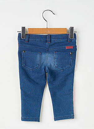 Pantalon slim talie elastică talie elastică albastru BOBOLI copil