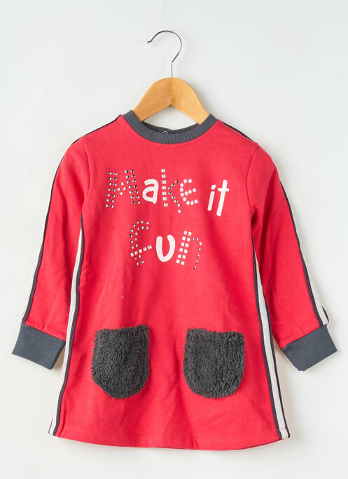 Rochie midi roșu BOBOLI fată