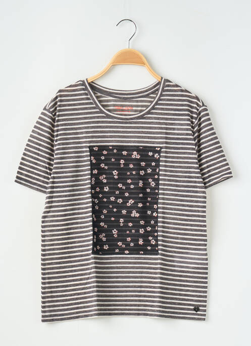 Tricou negru TEDDY SMITH fată